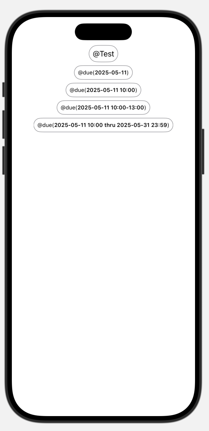 TagView HStack pass, now with highlighting.
